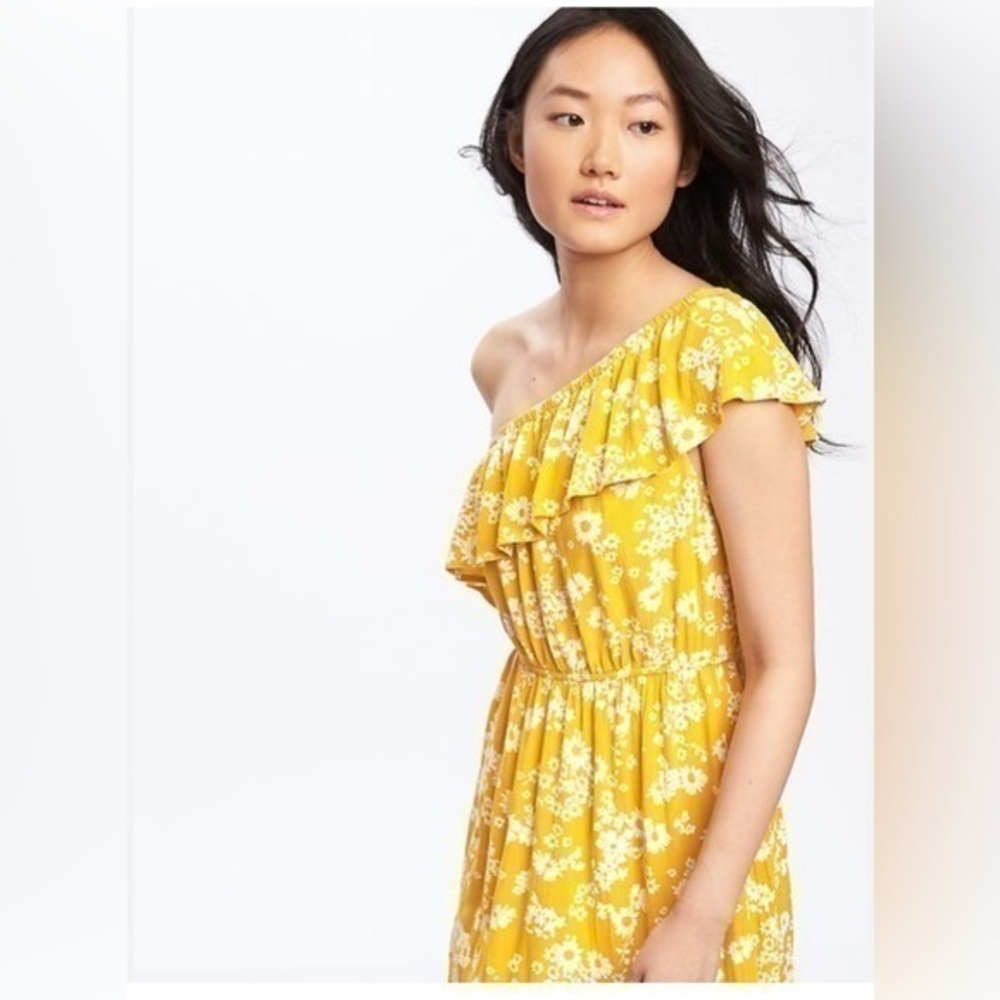 Old Navy One Shoulder Floral Dress Size XS TP